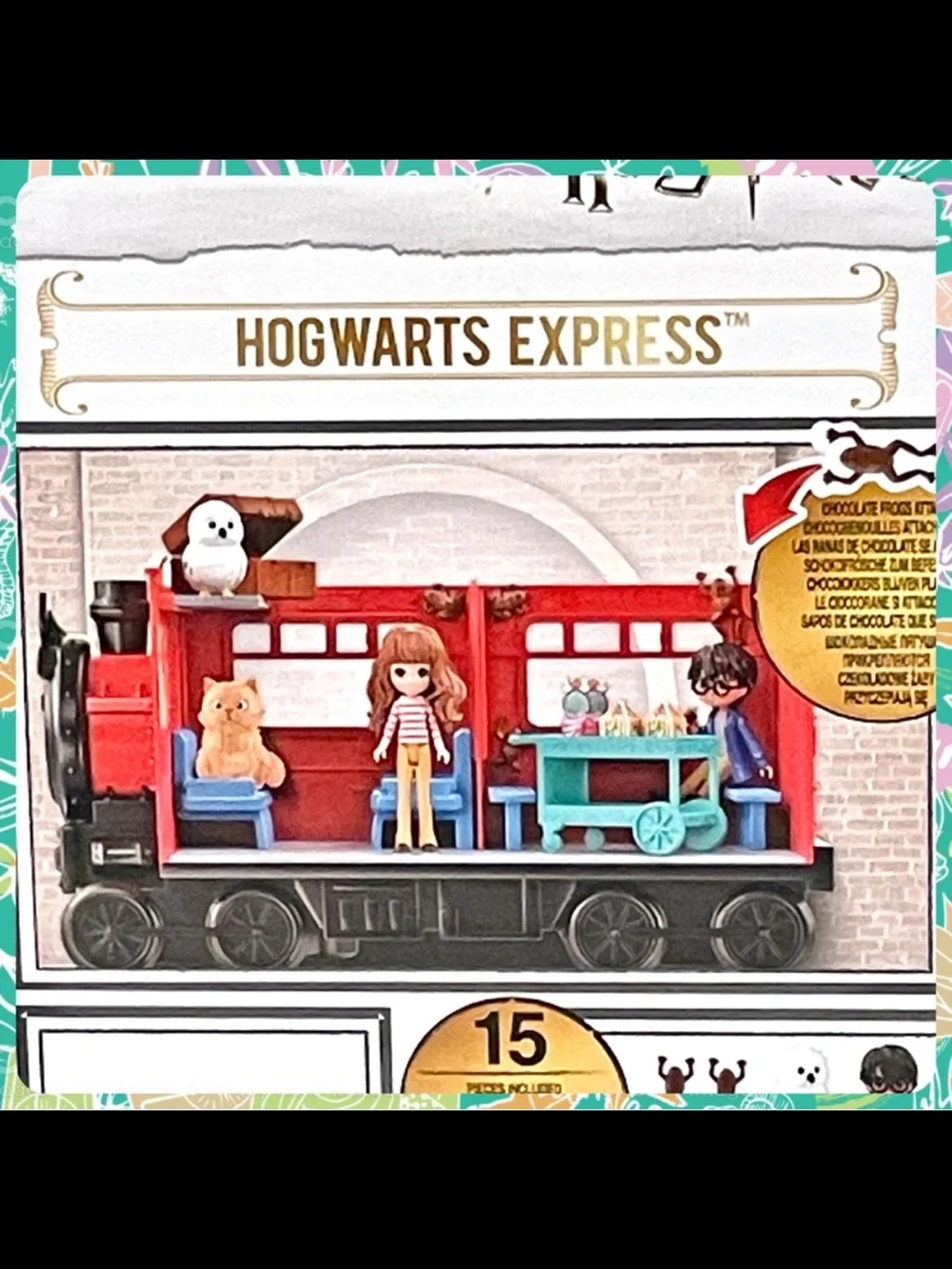 New HARRY POTTER Hogwarts Express 15 Pc Action Figures Play Set w Toy Train Doll